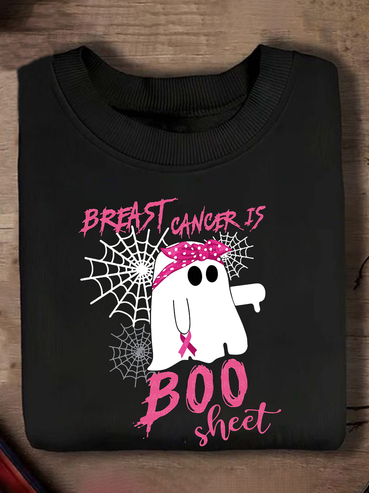 Breast Cancer Is Boo Sheet Breast Cancer Breast Cancer Awareness Month Sweatshirt