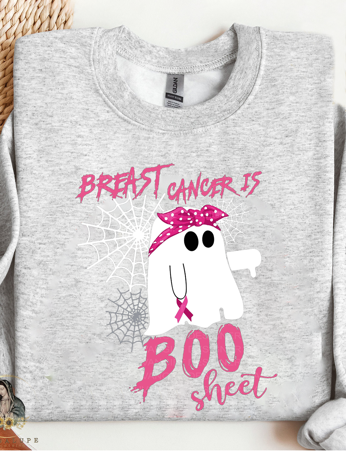 Breast Cancer Is Boo Sheet Breast Cancer Breast Cancer Awareness Month Sweatshirt