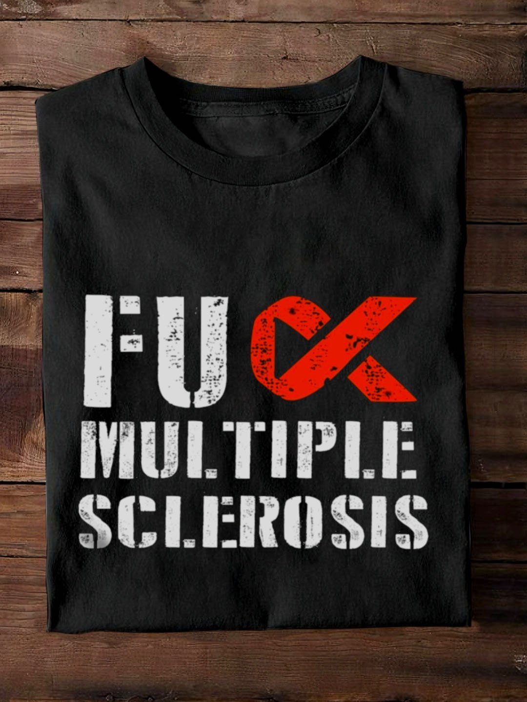 Loose Cotton Casual MS	Multiple sclerosis World MS Day  T-Shirt