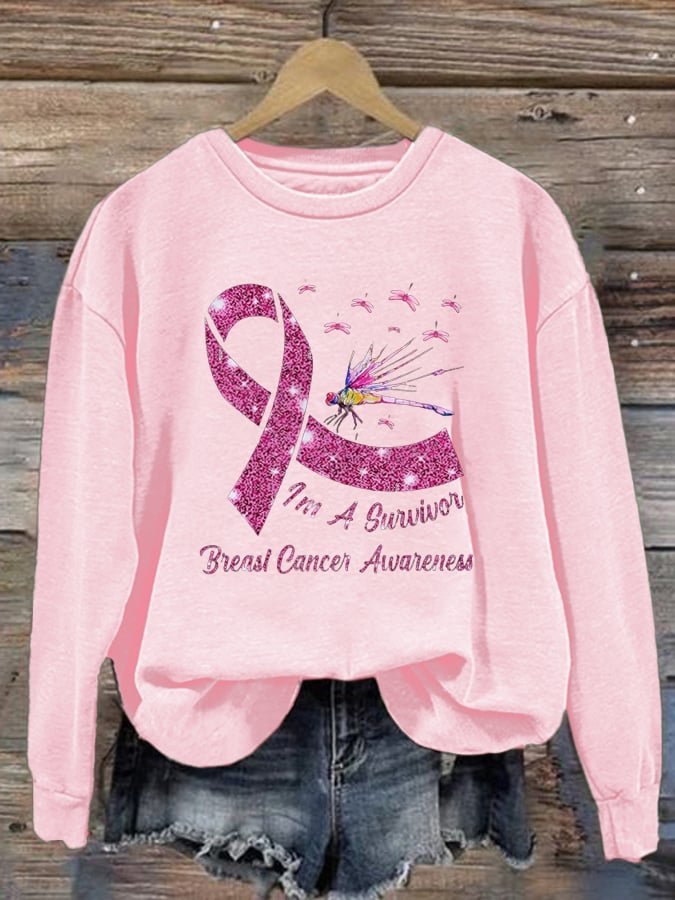 Women's Breast Cancer Awareness  Breast Cancer Awareness Month  Sweatshirt