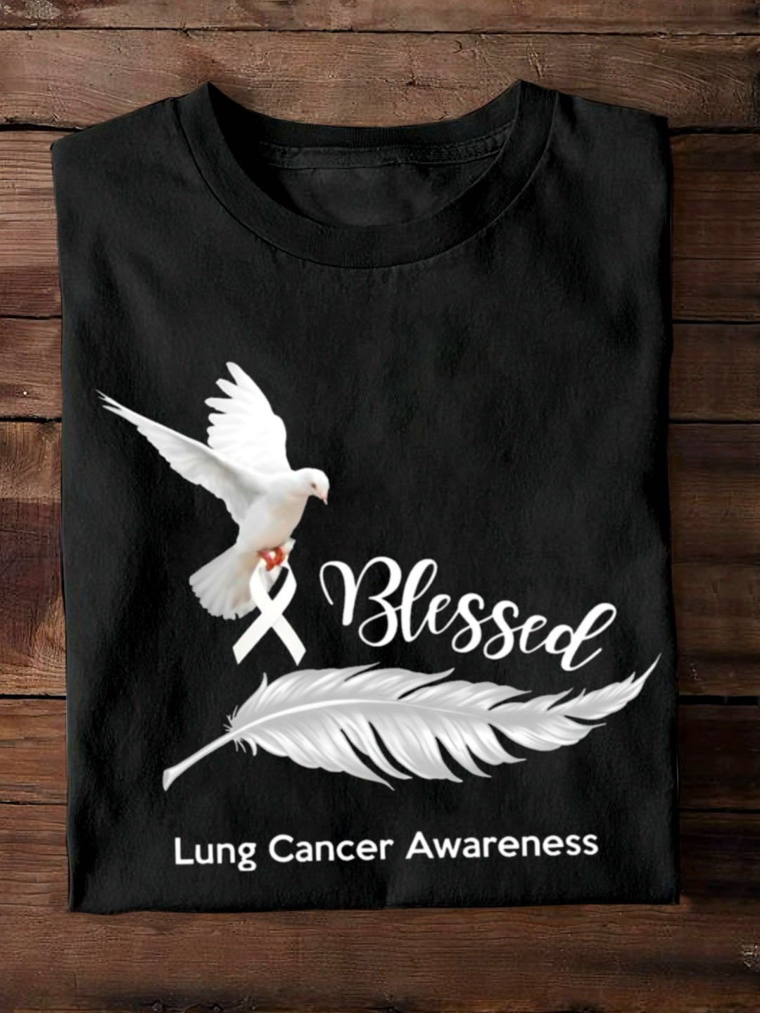 Casual Loose  Lung Cancer Sweatshirt