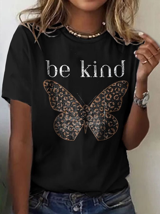 Butterfly  Be Kind  Be Kind Mental Health Month NSPW T-Shirt