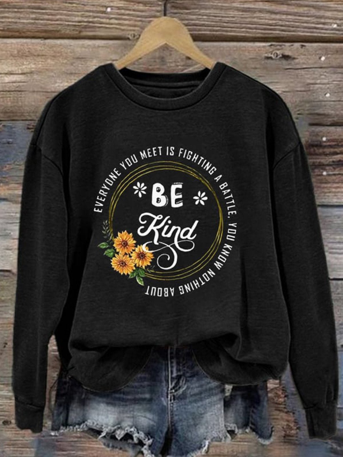 Be Kind MDD GAD  Be Kind Mental Health Month NSPW  Sweatshirt