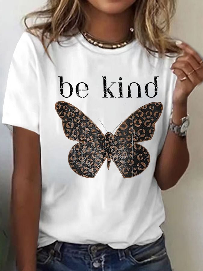 Butterfly  Be Kind  Be Kind Mental Health Month NSPW T-Shirt