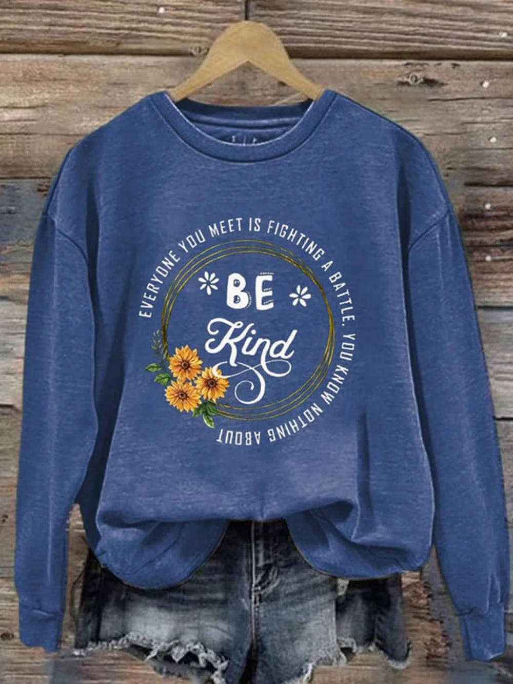 Be Kind MDD GAD  Be Kind Mental Health Month NSPW  Sweatshirt