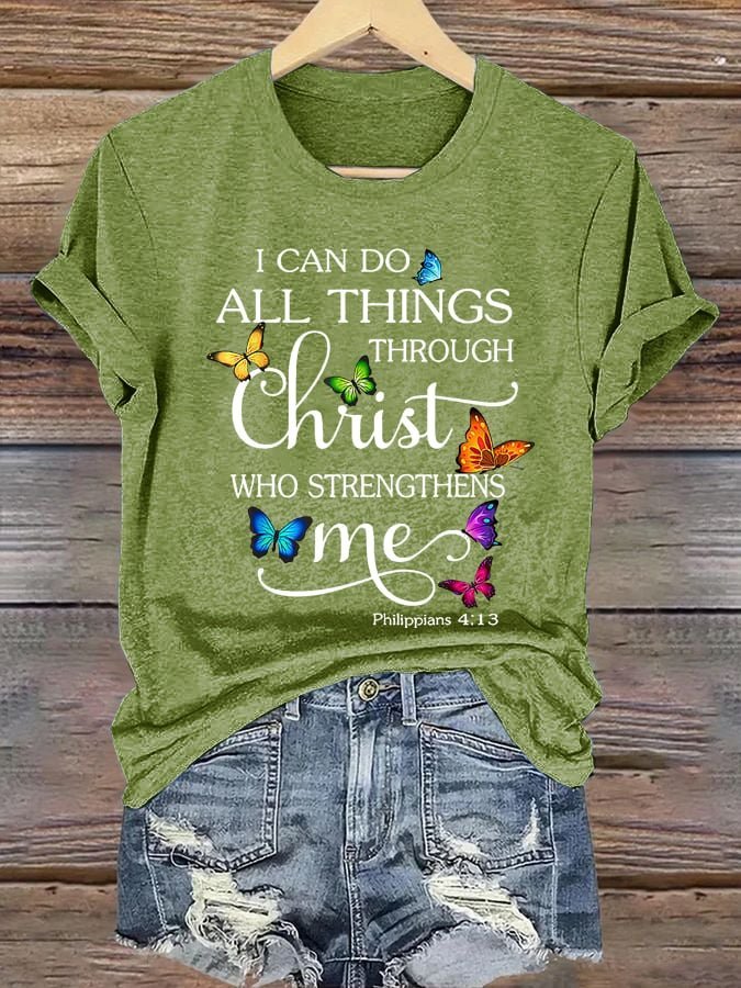 I Can Do All Things Our Lady Faith Jesus God T-Shirt