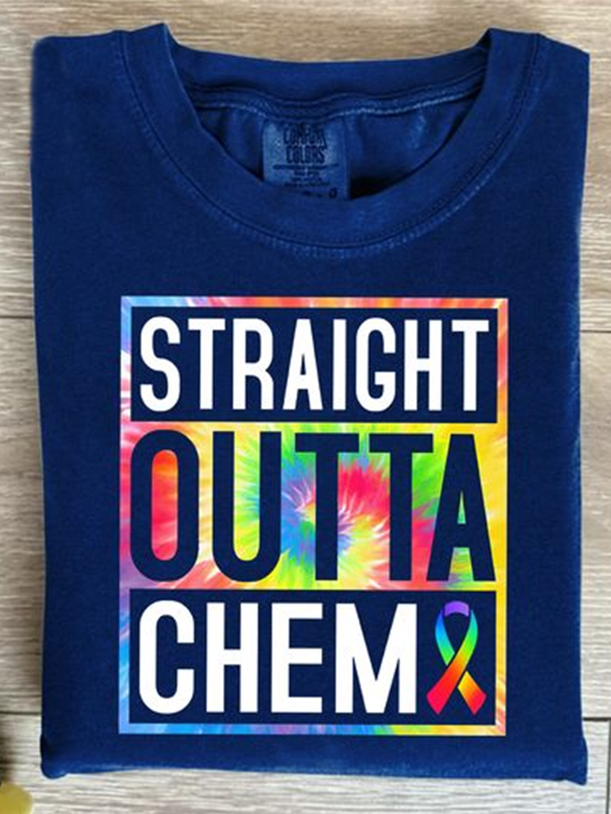 Straight Outta Chem - Cancer Awareness Cancer BCAM World Cancer Day T-Shirt