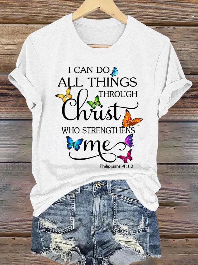 I Can Do All Things Our Lady Faith Jesus God T-Shirt