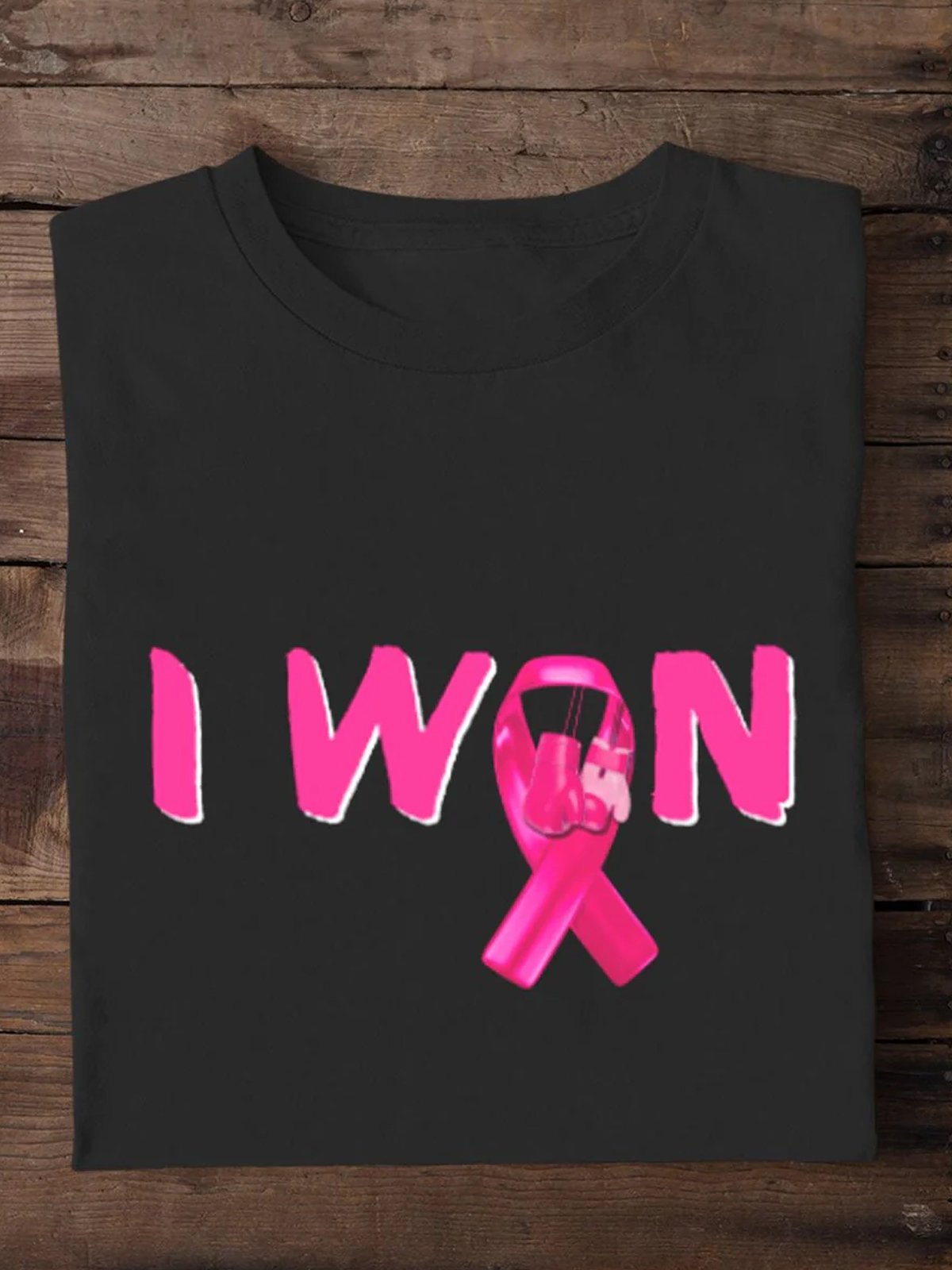 Letter Pattern Casual  Breast Cancer	Breast Cancer Awareness Month T-Shirt