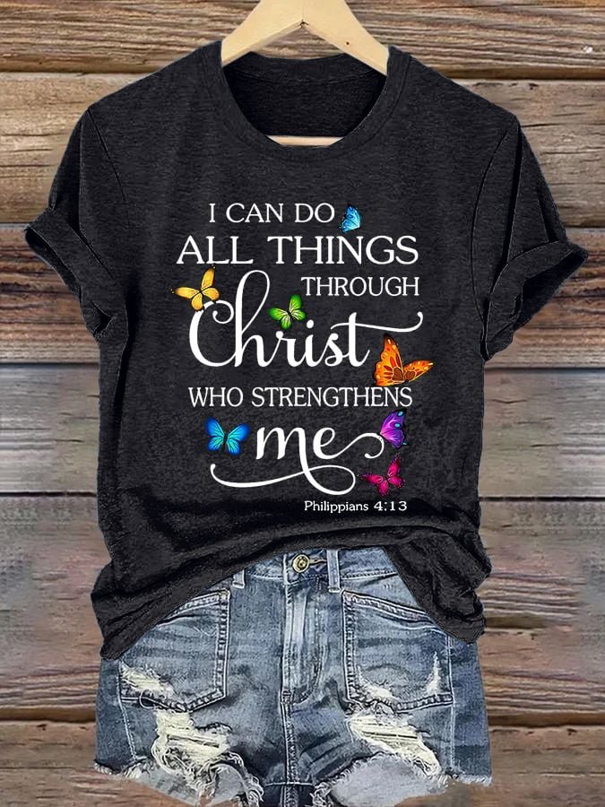 I Can Do All Things Our Lady Faith Jesus God T-Shirt