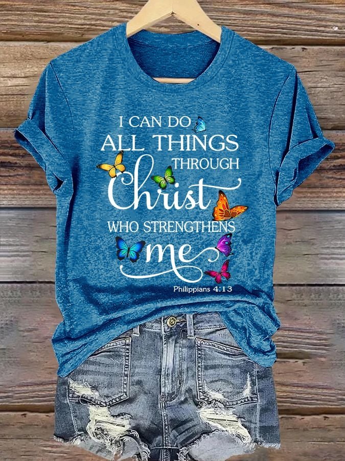 I Can Do All Things Our Lady Faith Jesus God T-Shirt